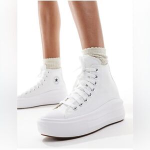 Converse All Star Hi platform CTAS Lift Hi white Platform Sneakers New in box 7